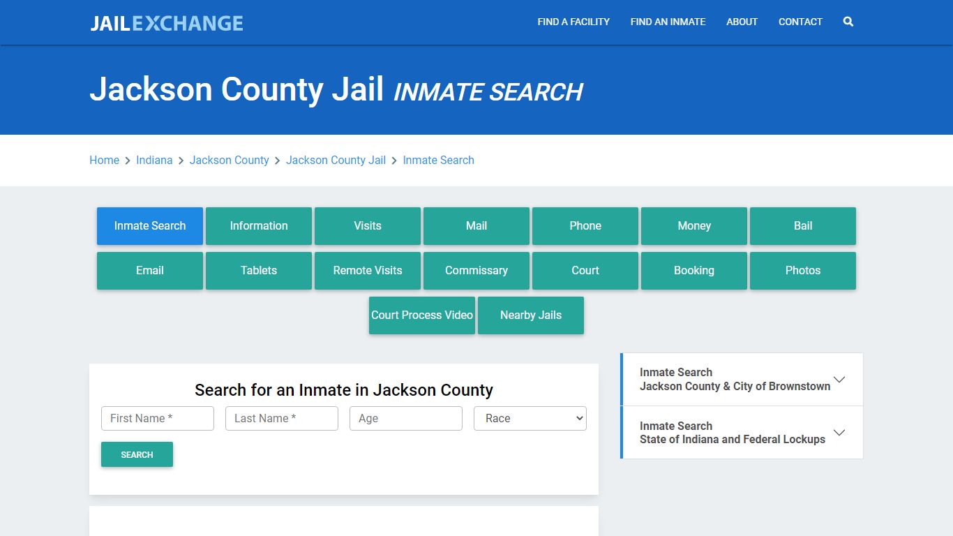 Jackson County Jail, IN Inmate Search: Roster & Mugshots